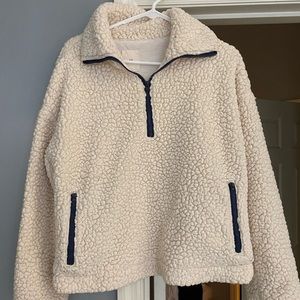 Small Sherpa Partial Zip